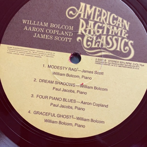Vintage The Franklin Mint record Society American Ragtime Classic Music - Picture 8 of 13